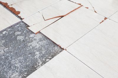 Repair Work on Tiled Floor